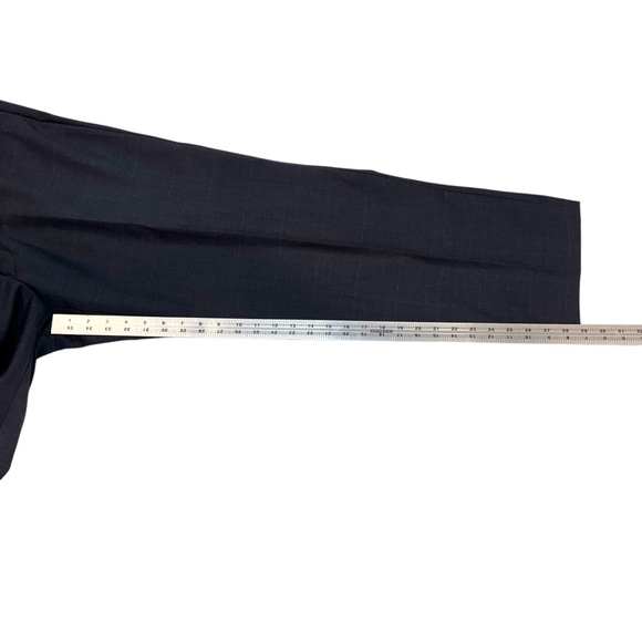 Lauren Ralph Lauren Men’s Navy Blue Windowpane 2-Pc Wool Suit ~ Size 48R ~ 40x32 - Picture 16 of 16